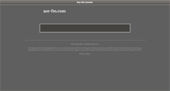 Desktop Screenshot of aor-fm.com